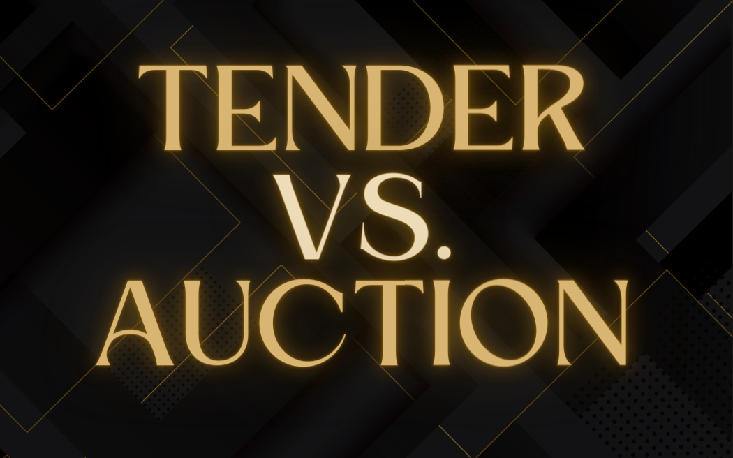 Read more about the article Tender vs Auction